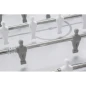 Calciobalilla da interno Garlando G-500 Pure White con aste rientranti