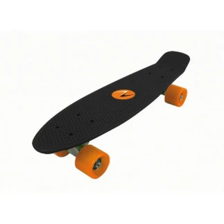 Freedom nero con ruote arancio