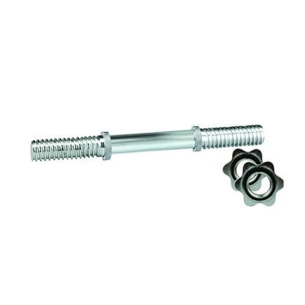 Manubrio cromato 35 cm - diam. 25 mm con chiusura a vite
