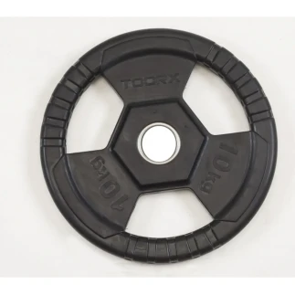 Disco ghisa gommato KG. 10 TRI GRIP      