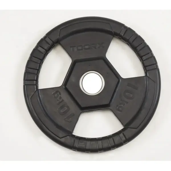 Dischi e Bilancieri Toorx Disco ghisa gommato 10 Kg TRI GRIP