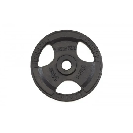 Dischi e Bilancieri Toorx Disco ghisa gommato 20 Kg TRI GRIP