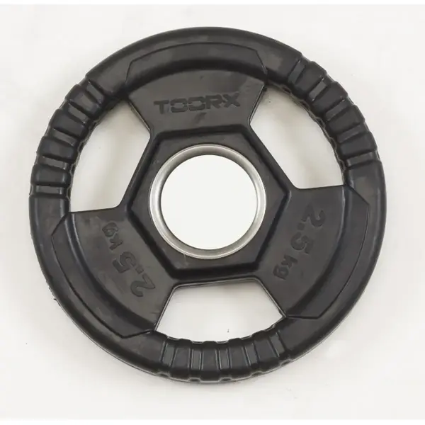 Dischi e Bilancieri Toorx Disco ghisa gommato Kg 2,5  TRI GRIP