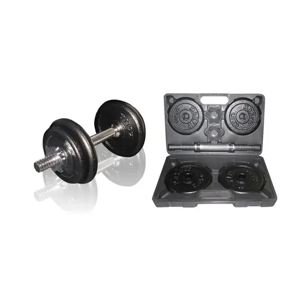 Pesi e Manubri Toorx Valigetta Pesi ghisa 10 Kg (1 manubrio + dischi 2 x 2,5 kg + 2 x 1,5 kg)