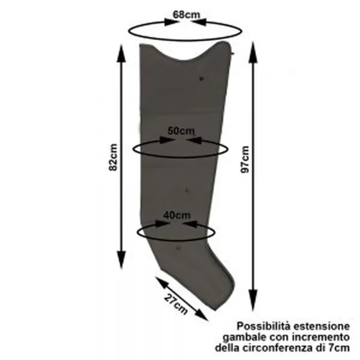 Pressomassaggio Gambale senza connettore