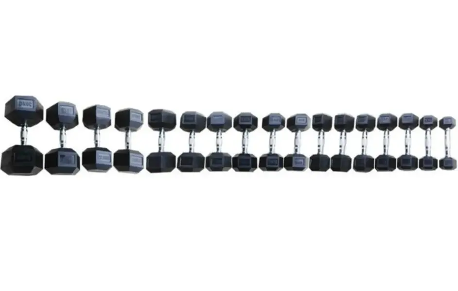 Pesi e Manubri Toorx Set Manubri Esagonali da 2,5 a 25 Kg 2 pz. per misura