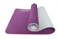 Tappetini Toorx Materassino professionale per yoga bicolore perla-borgogna