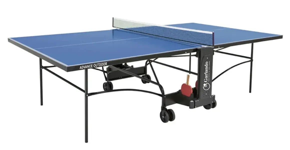 Tavoli da Ping Pong Garlando Advance Outodoor Blu con ruote