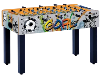 F-1 con grafica GOAL con aste rientranti
