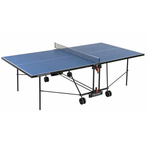 Tavoli da Ping Pong Garlando Progress Outdoor Blu con ruote