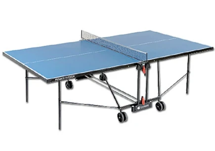 Tavoli da Ping Pong Garlando Progress Outdoor Blu con ruote