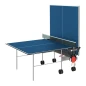 Tavoli da Ping Pong Garlando Training Indoor Blu con ruote