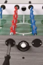 Calciobalilla da interno Garlando F-100 rovere grigio con aste rientranti