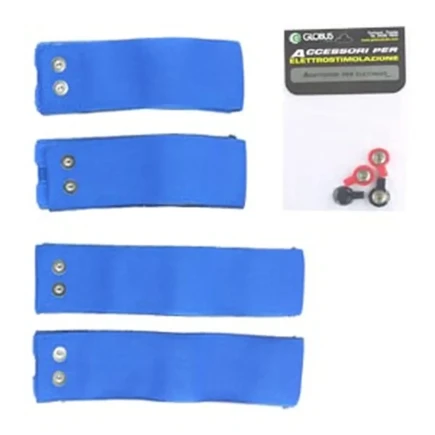 Ricambi Elettrostimolatori Globus Kit 4 fasce elastiche conduttive per cosce