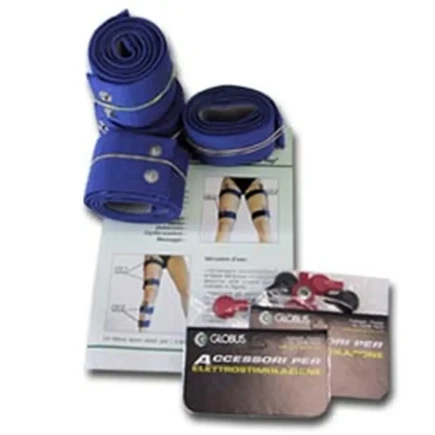 Ricambi Elettrostimolatori Globus Kit 8 fasce elastiche conduttive per cosce e gambe