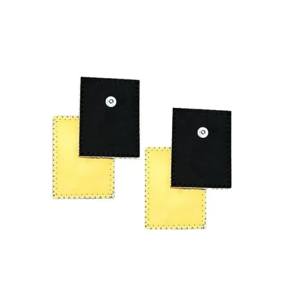 Elettrodi Globus 4 Elettrodi in daino per ionoforesi 80 x 120 mm