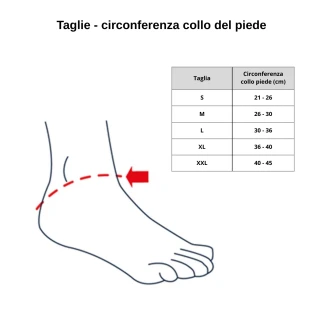 Taglie - Stabilizzatore Caviglia