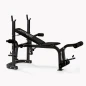 Panche multifunzione Jk Fitness JK 6060 Panca Piana Regolabile Con Porta Bilanciere
