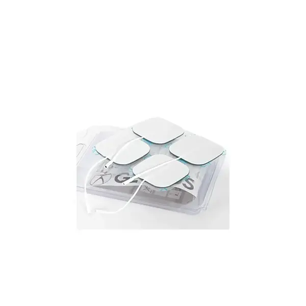 Elettrodi Globus 4 Elettrodi Myotrode Platinum 50x50 mm a cavetto