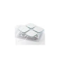 Elettrodi Globus 4 Elettrodi Myotrode Platinum 50x50 mm a cavetto