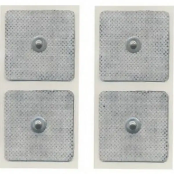 Elettrodi Globus 4 Elettrodi quadrati 50 x 50 mm a bottone