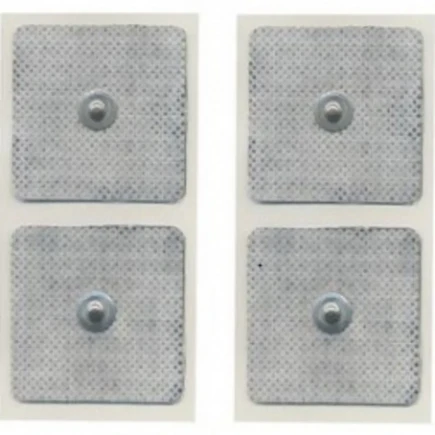 4 Elettrodi quadrati a clip