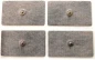 Elettrodi Globus 4 Elettrodi 50 x 90 mm a bottone