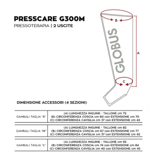 Gambali Globus taglie