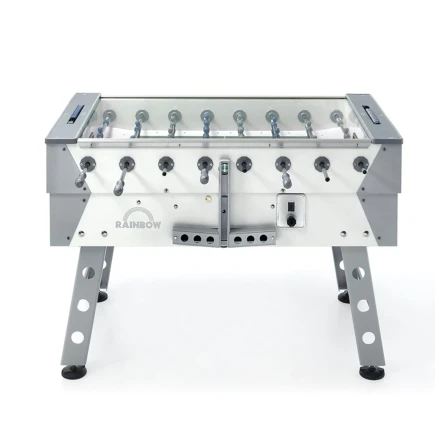 Calciobalilla da esterno FAS RAINBOW CP con copertura in vetro e gettoniera