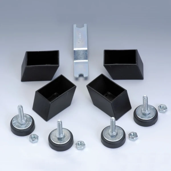 Accessori e Ricambi Calciobalilla Garlando Serie 4 piedini regolabili per Foldy e G-2000