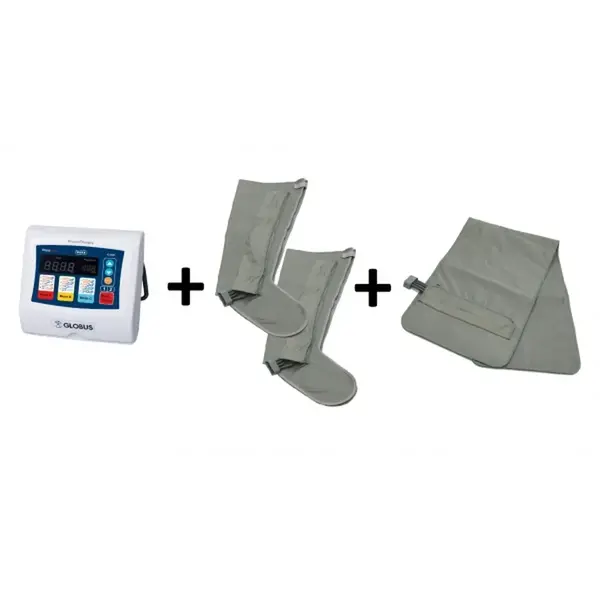 Pressoterapia Globus PressCare G300-3 con 2 gambali e fascia addominale Pressoterapia Globus PressCare G300-3 con 2 gambali e fascia addominale