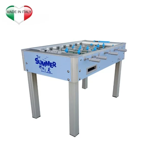 Calciobalilla da esterno Roberto Sport Summer Free senza gettoniera Calciobalilla da esterno Roberto Sport Summer Free senza gettoniera