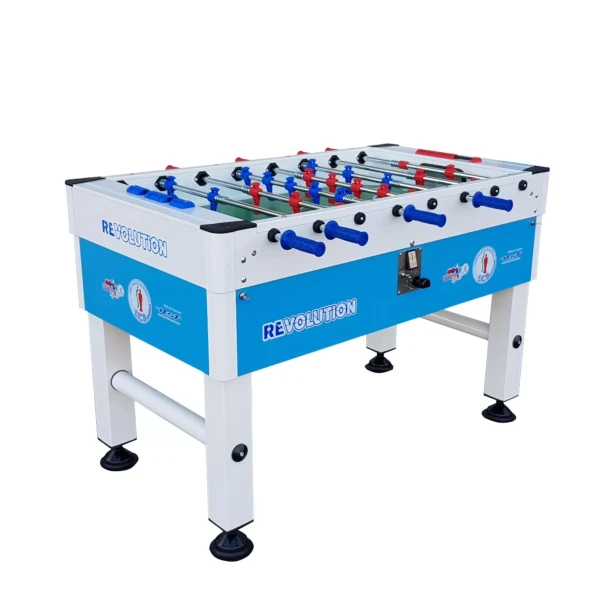 Calciobalilla da interno Roberto Sport Professional Revolution LICB con gettoniera