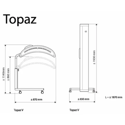 Solarium Hapro Solarium orientabile Topaz a 10 lampade
