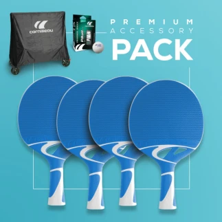 Set PREMIUM pack outdoor (copertura Premium+ 4 racchette Tacteo 30+ 6 palline)