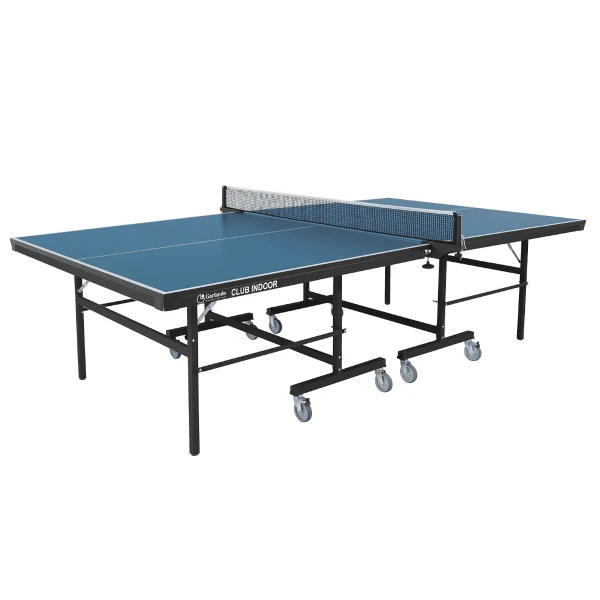 Tavoli da Ping Pong Garlando Club Indoor Blu con ruote