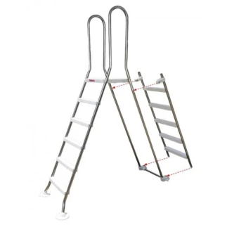 New Plast Scaletta Top Inox Safe