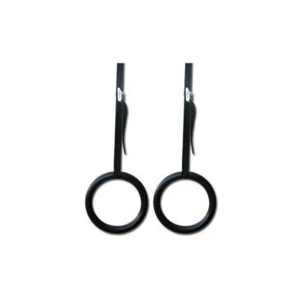 Coppia anelli da ginnastica con cinghie nylon regolabili 