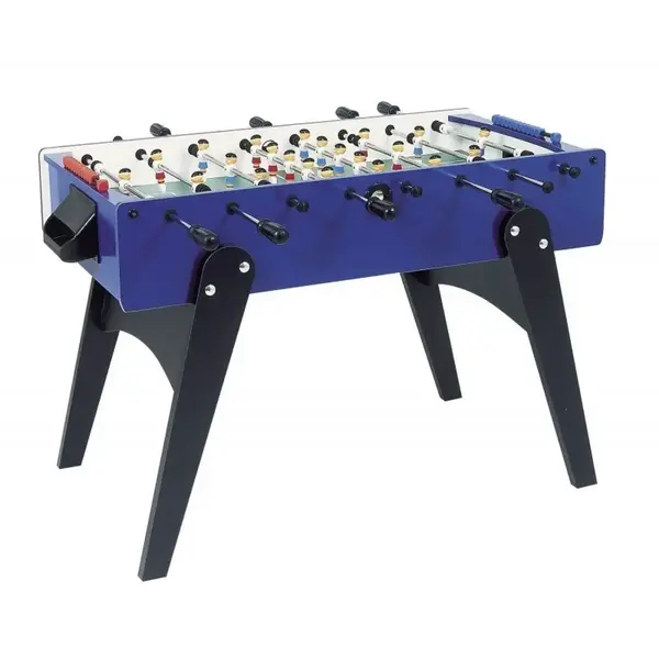 Calciobalilla da interno Garlando F-10 blu con aste uscenti Calciobalilla da interno Garlando F-10 blu con aste uscenti