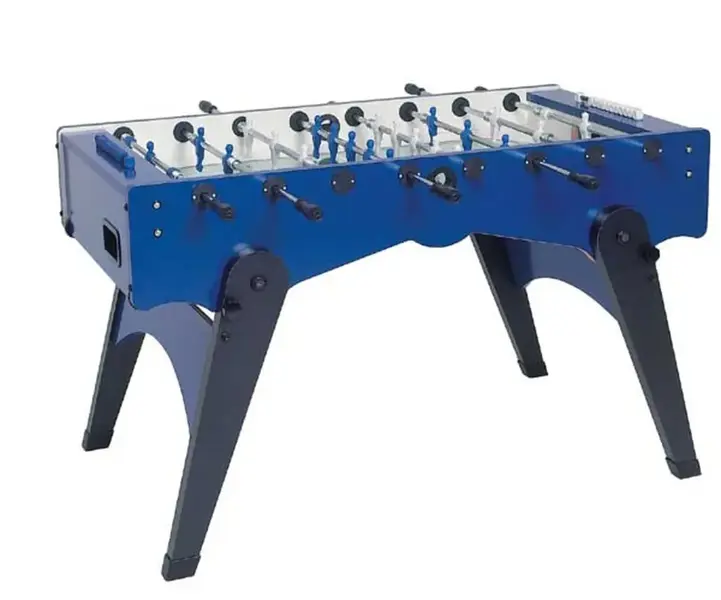 Calciobalilla da interno Garlando Foldy blu con aste uscenti Calciobalilla da interno Garlando Foldy blu con aste uscenti