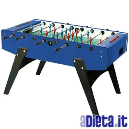 Calciobalilla da interno Garlando G-2000 blu con aste rientranti