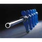 Calciobalilla da esterno Garlando G-500 Weatherproof blu con aste uscenti