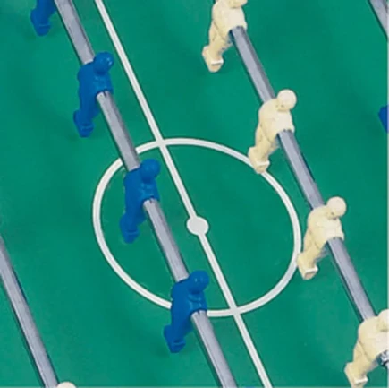 Calciobalilla da esterno Garlando Open Air con aste rientranti e gambe pieghevoli