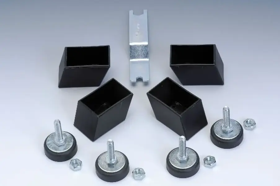 Accessori e Ricambi Calciobalilla Garlando Serie 4 piedini regolabili per Foldy e G-2000