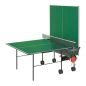 Tavoli da Ping Pong Garlando Training Indoor Verde con ruote